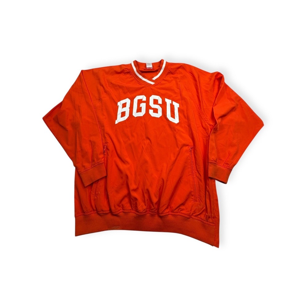 ZooZatz BGSU Bowling Green‎ State University Orange Windbreaker Pullover Mens M